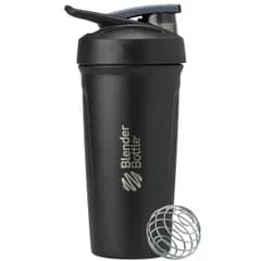 BlenderBottle Strada Stainless Steel 24oz プロテインシェイカー ブレンダーボトル正規品 容量710ml (メモリ590ml) ナイトシェード BBSTSC24-NS(サイズ: 24 オンス)