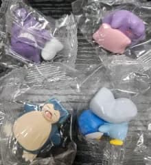 ポケットモンスター モンスターボール フィギュア 4種 セット (ファントム、ポッチャマ、カビゴン、メタモン)