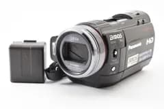 実用光学美品 Panasonic パナソニック HDC-SD100 黒 ブラック ビデオカメラ ハンディカム #4332-3