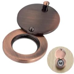 PAVIKEドアスコープカバー 鍵穴カバー 玄関 セキュリティ のぞき穴 カバー 取り付け簡単、盗難防止ドアキャットアイカバー、覗き穴防止、家庭、オフィス、ホテルの覗き穴防止カバーに最適送料無料