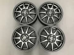 ◎傷極少美品 14inc 4.5J +45 100/4H 即納 4本 検) スペーシア ワゴンR アルト N-BOX N-WGN タント ムーヴ ミラ タフト デイズ ルークス ek