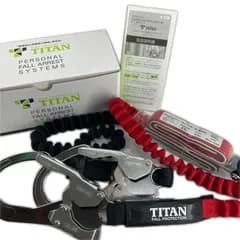 TITAN 工具関連用品 ランヤード 未使用品 HL-ERW ブラック×レッド