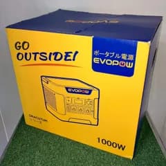 D6532(1)【未使用品/送料無料】 EVOPOW／エボパウ ポータブル電源 evopow1000