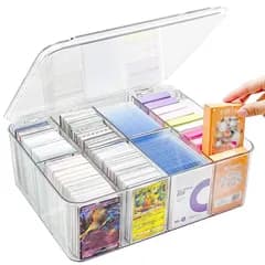 【新品】 Mirasizuku カードケース トレカ 大容量 ポケモンカード ケース 約2800+枚トレカ収納/112枚ローダー psa 収納ケース 横入れ 縦入れ ストレージボックス トレカ 取り外し可能 ストレージボックス カードストレージ 「ポケカ 遊戯