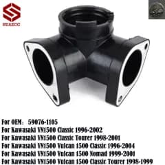 MOTORCYCLE CARBURETOR INTAKE MANIFOLD BOOT HOLDER KAWASAKI VN1500 CLASSIC TOURER VULCAN 1500 CLASSIC NOMAD TOURER