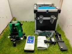 ☆ムラテックKDS スーパーレイATL-25G 本体、受光器 ATL-25G グリーンレーザー たち、水平、地墨　簡易動作確認済み
