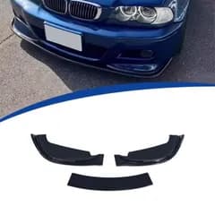 BMW 3シリーズ 3 Series E46 M3 1998～2005年対応 フロントバンパー下部 フロントリップスポイラー 3分割セット PP製 掲載画像カラー 外装ドレスアップアクセント