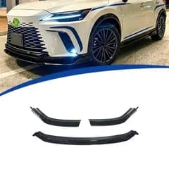レクサス Lexus RX350 RX300 2023～2026年対応 フロントバンパー下部 フロントリップスポイラー 3分割セット ABS製 掲載画像カラー 外装ドレスアップアクセント