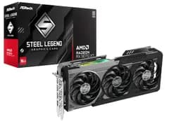 【Amazon.co.jp限定】ASRock 3年保証 グラフィックボードSteel legend Dark RX 9070 XT 16G AMD Radeon RX9070XT 搭載 RX9070XT SLD 16G/AX 長期保証モデル 