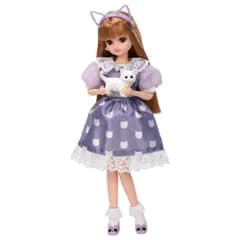 タカラトミー リカちゃん ドレス LW-16 ねこちゃんだいすき 着せ替え おままごと おもちゃ 3歳以上 