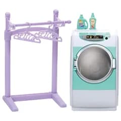 タカラトミー(TAKARA TOMY) リカちゃん LF-02 くるくるドラム リカちゃんせんたくき 着せ替え おままごと おもちゃ 3歳以上 [せんたくき]