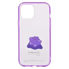 グルマンディーズ ポケットモンスター IIIIfit Clear iPhone12 Pro Max(6.7インチ)対応ケース メタモン POKE-668B パープル 