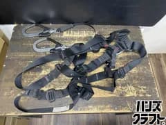 ●【送料無料】【中古品】Tajima タジマ フルハーネス 墜落制止用器具 カラー:ブラック Lサイズ 使用可能質量:100kg 【沖縄/離島を除く】【ハンズクラフト久留米上津BP店】