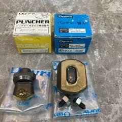 【未使用品】オグラ パンチャー Ｎタイプ 専用替刃 長穴ポンチ 10ｘ20 長穴ダイス 10ｘ20Ｂ【八潮店】