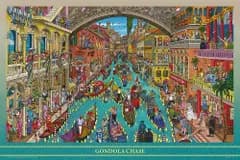 1000ピース ジグソーパズル 迷路探偵ピエール ゴンドラで水路を進め (50ｘ75cm) 