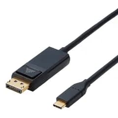 エレコム 変換ケーブル USBC DisplayPort 1.0m ブラック 【iPhone 16/16 Pro/16 Pro Max/16 Plus 対応検証済】 CAC-CDP10BK [1.0m]