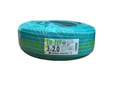 ▽【中古】協和電線 EM-EEF 3×2.0 電線ケーブル 600V 概算14.0kg【中古】