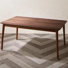 ♪4人掛 天然木 ダイニング こたつ兼用テーブル ［幅135cm］　　　　　　ダイニングテーブル こたつ