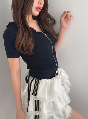 ジップドロストパーカー