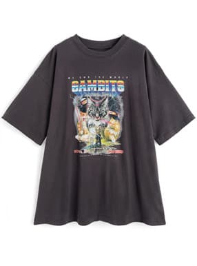 キャットプリントTシャツ
