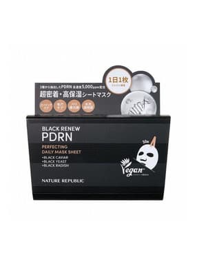 NATUREREPUBLIC ブラックPDRNデイリーシートマスク