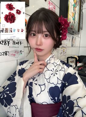 花パール髪飾り3点セット