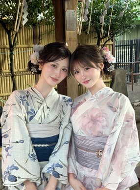 3点セット2Way花柄セパレート浴衣