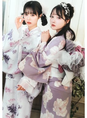 3点セット2Way花柄セパレート浴衣