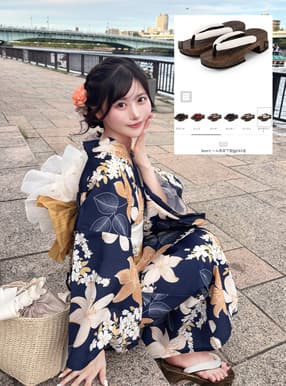 5cmヒール厚底下駄
