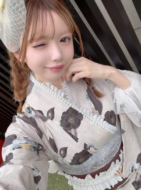 椿柄浴衣セット