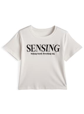ロゴ刺繍Tシャツ