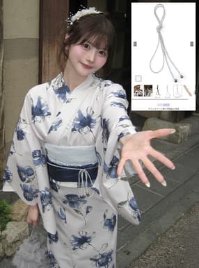ラインストーン飾り帯紐