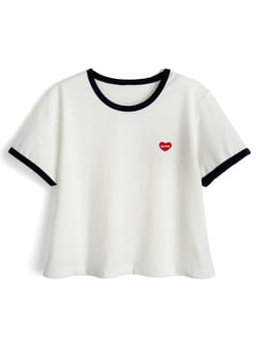 ハートロゴリンガーTシャツ
