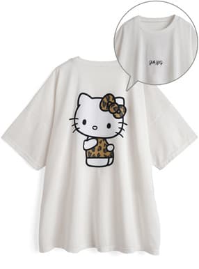 サンリオキャラクターズ レオパード柄ハローキティTシャツ