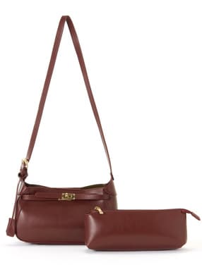ポーチ付きショルダーバッグ