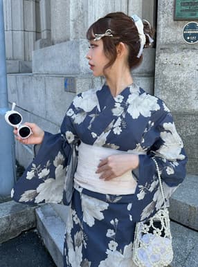 牡丹浴衣セット
