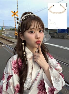 パールカチューシャ