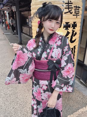 牡丹&桜柄浴衣セット