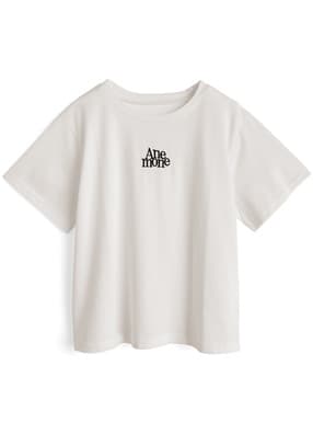 刺繍ロゴTシャツ
