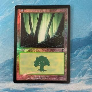 MTG foil 森 1枚