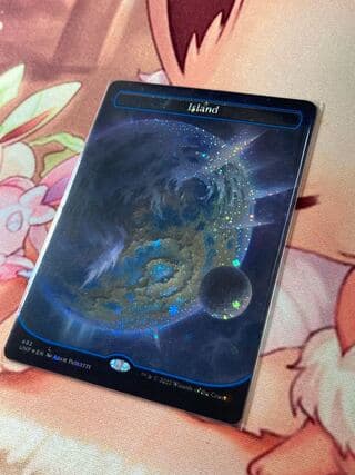 MTG 島　ギャラクシーfoil  惑星ver 1枚
