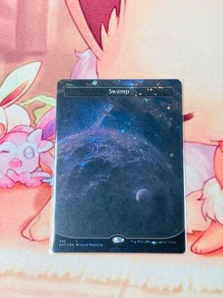 MTG Swamp 沼　ギャラクシーfoil 惑星ver 1枚