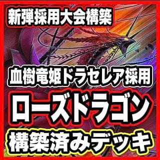 ブラックローズドラゴン デッキ【以下検索 黒薔薇の破滅竜 遊戯王 本格構築 初期 2期 レリーフ ゲートボール デッキパーツ】 1枚