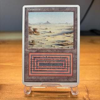 Badlands revised 3ed イタリア語 デュアルランド MTG 1枚